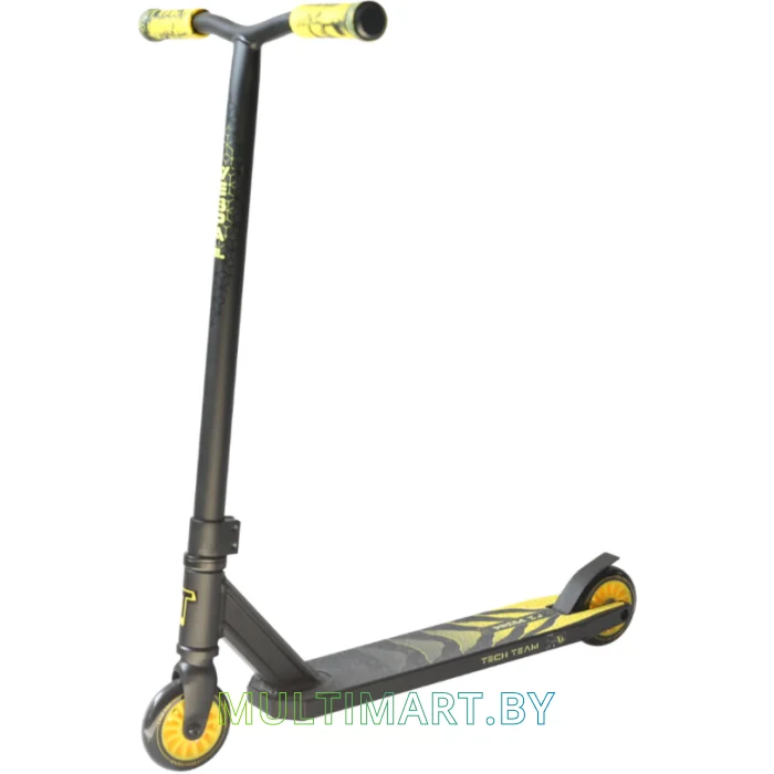 Самокат Tech Team Vespa XL 2021 (черный/желтый)